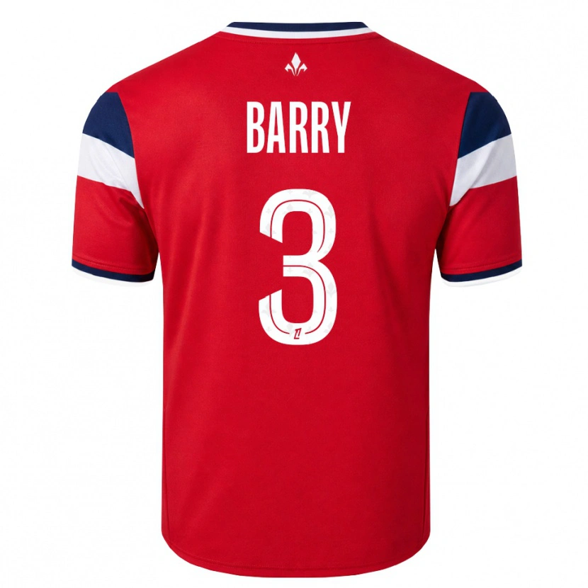 Danxen Kinder Léo Barry #3 Rot Weiß Königsblau Heimtrikot Trikot 2026/27 T-Shirt Schweiz