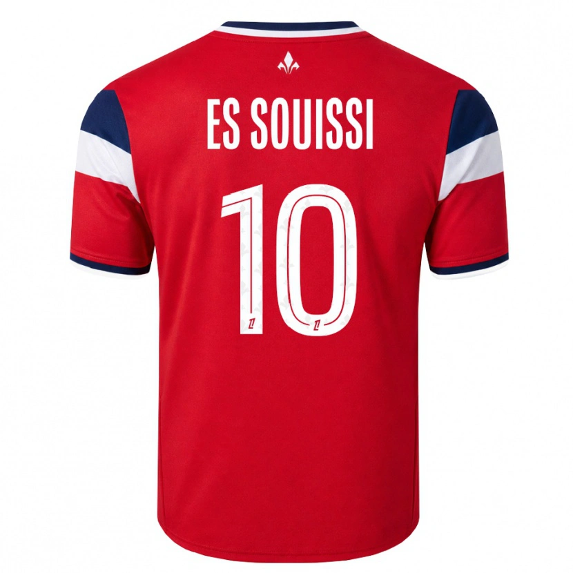 Danxen Kinder Yllian Es Souissi #10 Rot Weiß Königsblau Heimtrikot Trikot 2026/27 T-Shirt Schweiz