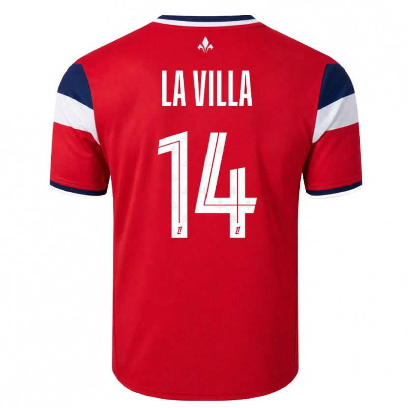Danxen Kinder Caroline La Villa #14 Rot Weiß Königsblau Heimtrikot Trikot 2026/27 T-Shirt Schweiz