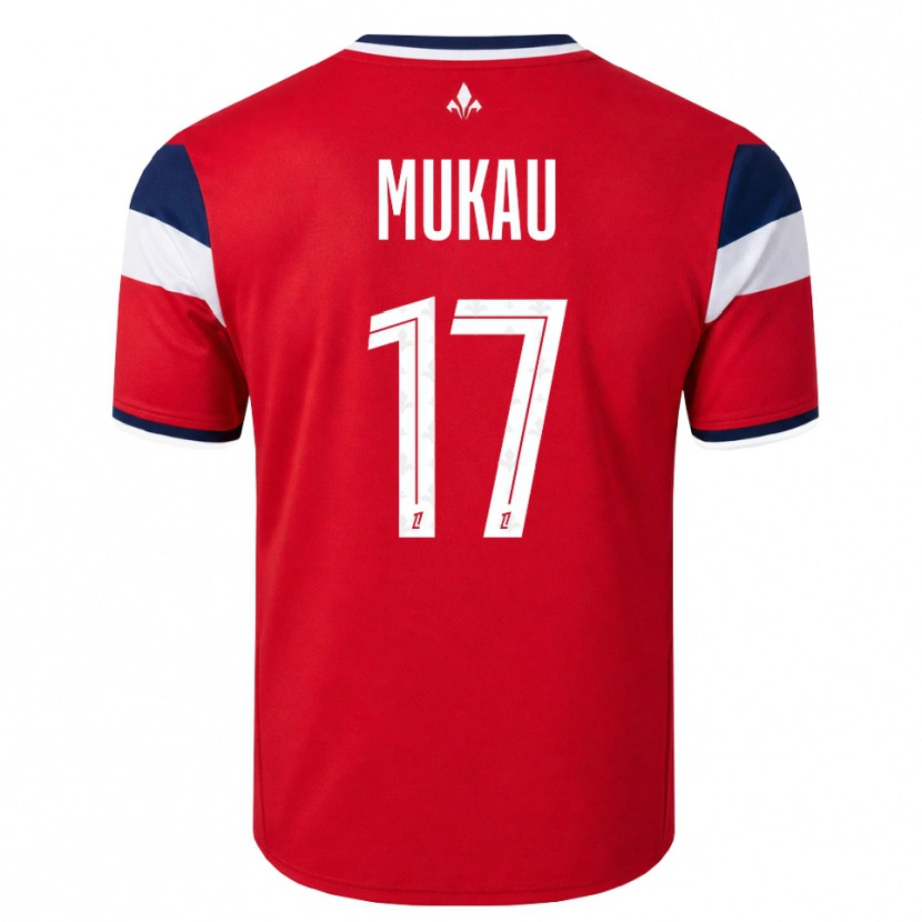 Danxen Kinder Ngal'ayel Mukau #17 Rot Weiß Königsblau Heimtrikot Trikot 2026/27 T-Shirt Schweiz