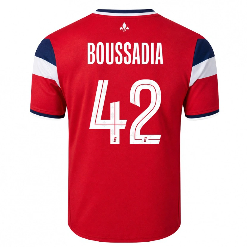 Danxen Kinder Saad Boussadia #42 Rot Weiß Königsblau Heimtrikot Trikot 2026/27 T-Shirt Schweiz