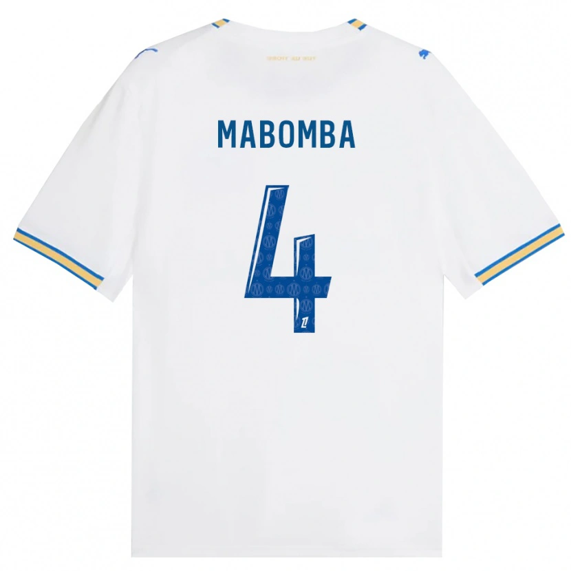 Danxen Kinder Daniel Mabomba #4 Dodgerblau Weiß Heimtrikot Trikot 2026/27 T-Shirt Schweiz