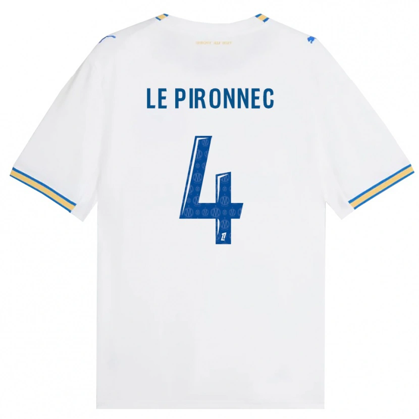 Danxen Kinder Kélian Le Pironnec #4 Dodgerblau Weiß Heimtrikot Trikot 2026/27 T-Shirt Schweiz