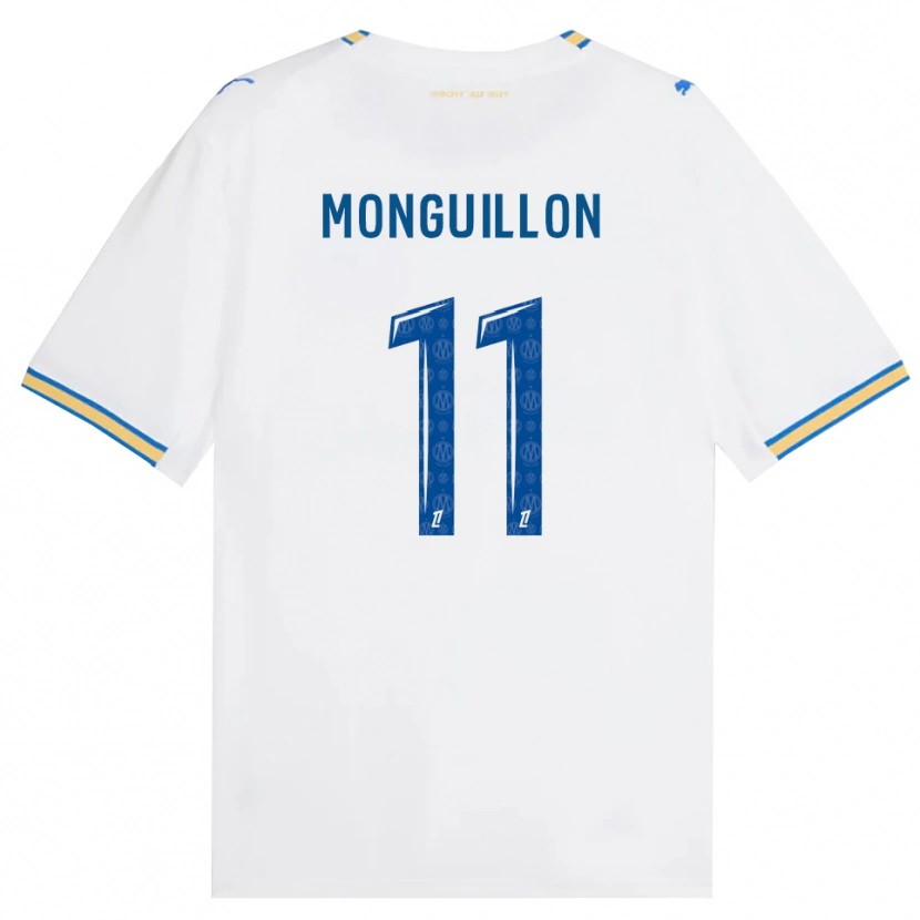 Danxen Kinder Coralie Monguillon #11 Dodgerblau Weiß Heimtrikot Trikot 2026/27 T-Shirt Schweiz