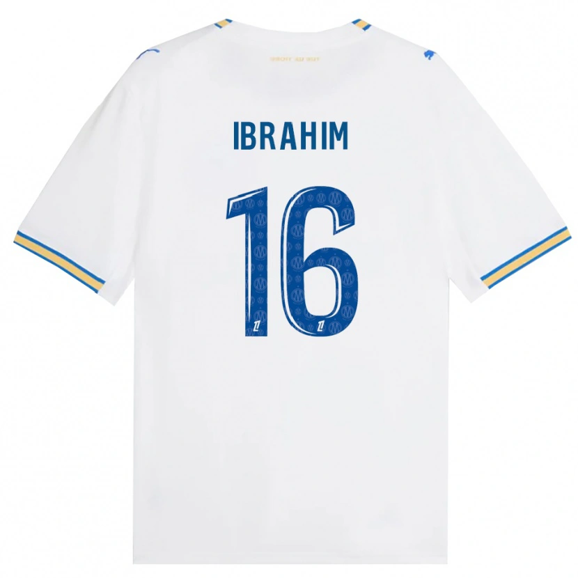 Danxen Kinder Ayman Ibrahim #16 Dodgerblau Weiß Heimtrikot Trikot 2026/27 T-Shirt Schweiz