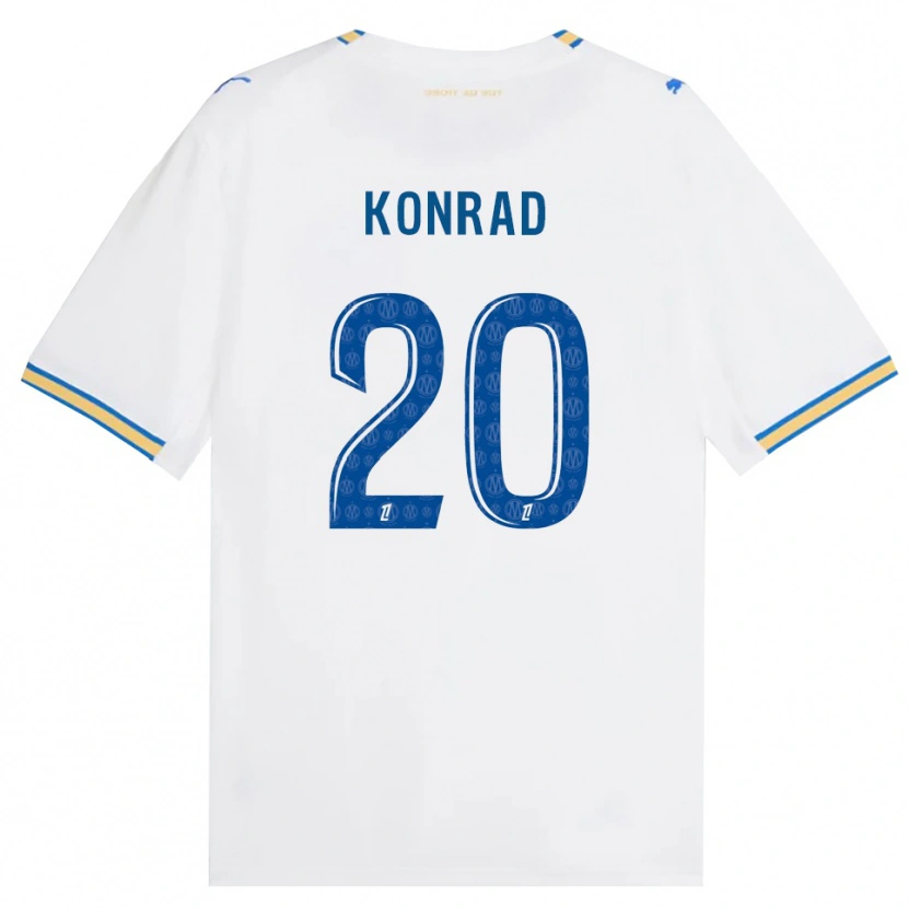 Danxen Kinder Konrad De La Fuente #20 Dodgerblau Weiß Heimtrikot Trikot 2026/27 T-Shirt Schweiz