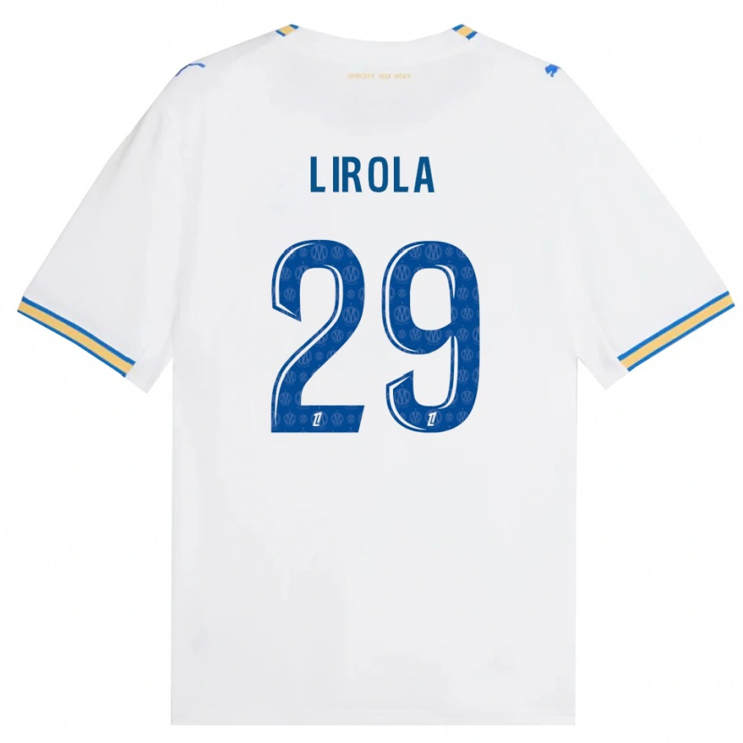 Danxen Kinder Pol Lirola #29 Dodgerblau Weiß Heimtrikot Trikot 2026/27 T-Shirt Schweiz