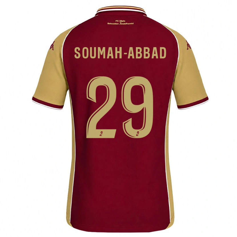 Danxen Kinder Édouard Soumah-Abbad #29 Goldrute Dunkelrot Heimtrikot Trikot 2026/27 T-Shirt Schweiz