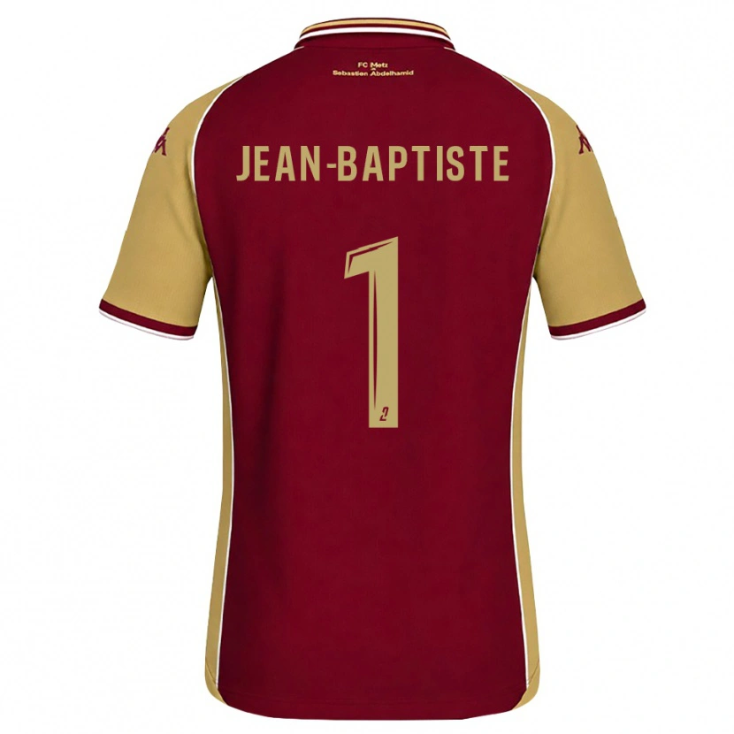 Danxen Kinder Romain Jean-Baptiste #1 Goldrute Dunkelrot Heimtrikot Trikot 2026/27 T-Shirt Schweiz