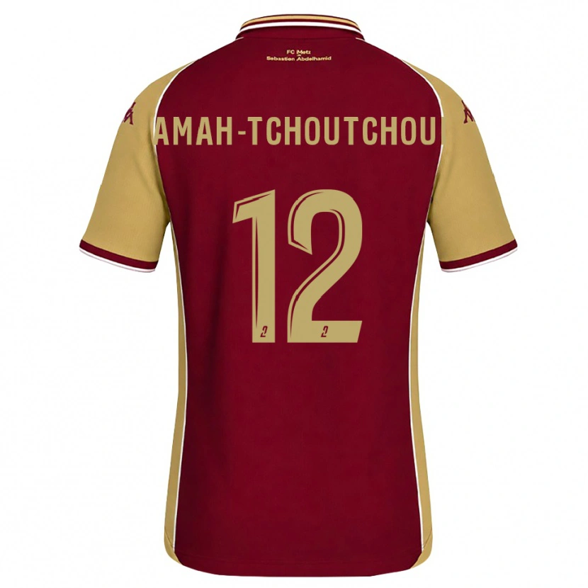 Danxen Kinder Marco Amah-Tchoutchoui #12 Goldrute Dunkelrot Heimtrikot Trikot 2026/27 T-Shirt Schweiz
