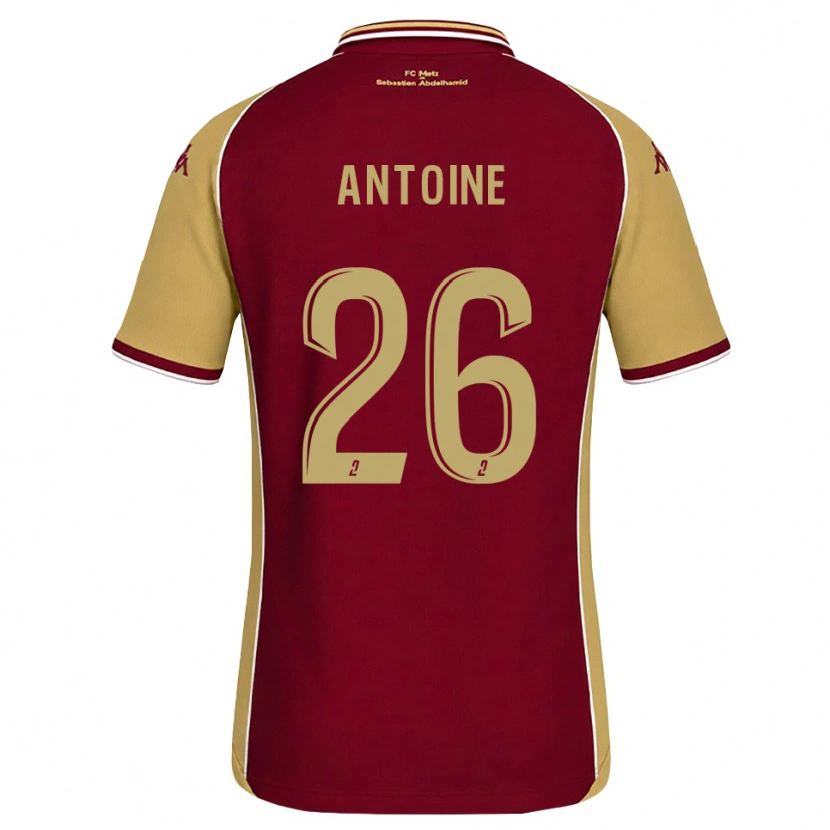 Danxen Kinder Maud Antoine #26 Goldrute Dunkelrot Heimtrikot Trikot 2026/27 T-Shirt Schweiz