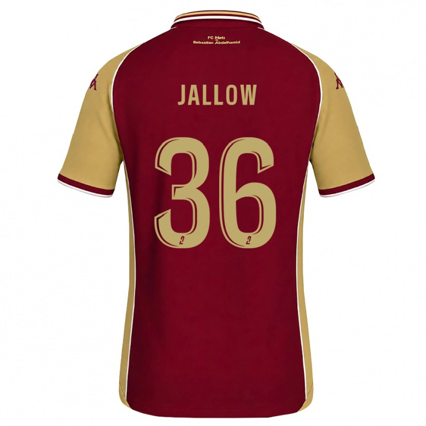 Danxen Kinder Ablie Jallow #36 Goldrute Dunkelrot Heimtrikot Trikot 2026/27 T-Shirt Schweiz