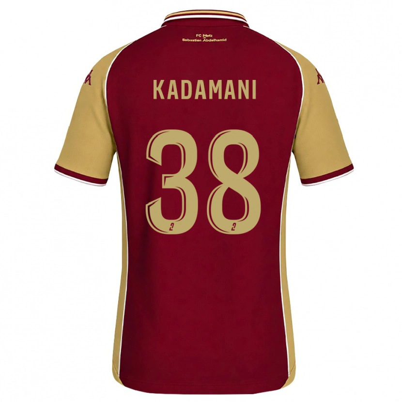 Danxen Kinder Hamza Kadamani #38 Goldrute Dunkelrot Heimtrikot Trikot 2026/27 T-Shirt Schweiz