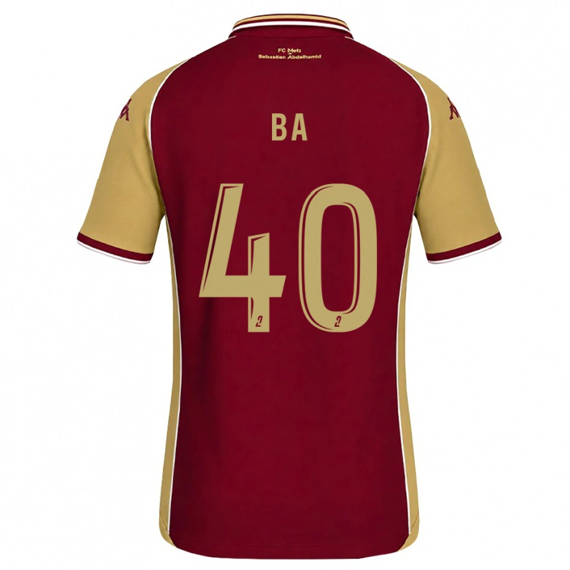 Danxen Kinder Ousmane Ba #40 Goldrute Dunkelrot Heimtrikot Trikot 2026/27 T-Shirt Schweiz