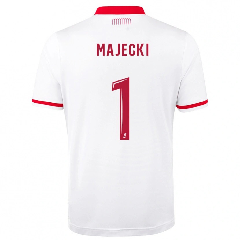 Danxen Kinder Radoslaw Majecki #1 Rot Weiß Heimtrikot Trikot 2026/27 T-Shirt Schweiz