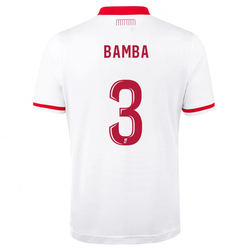 Danxen Kinder Ismaïl Bamba #3 Rot Weiß Heimtrikot Trikot 2026/27 T-Shirt Schweiz