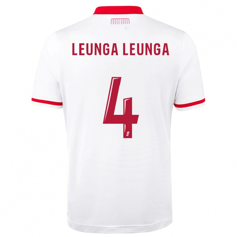 Danxen Kinder Daryl Leunga Leunga #4 Rot Weiß Heimtrikot Trikot 2026/27 T-Shirt Schweiz