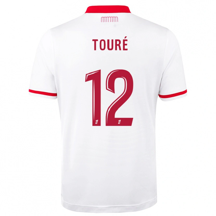 Danxen Kinder Ilane Touré #12 Rot Weiß Heimtrikot Trikot 2026/27 T-Shirt Schweiz