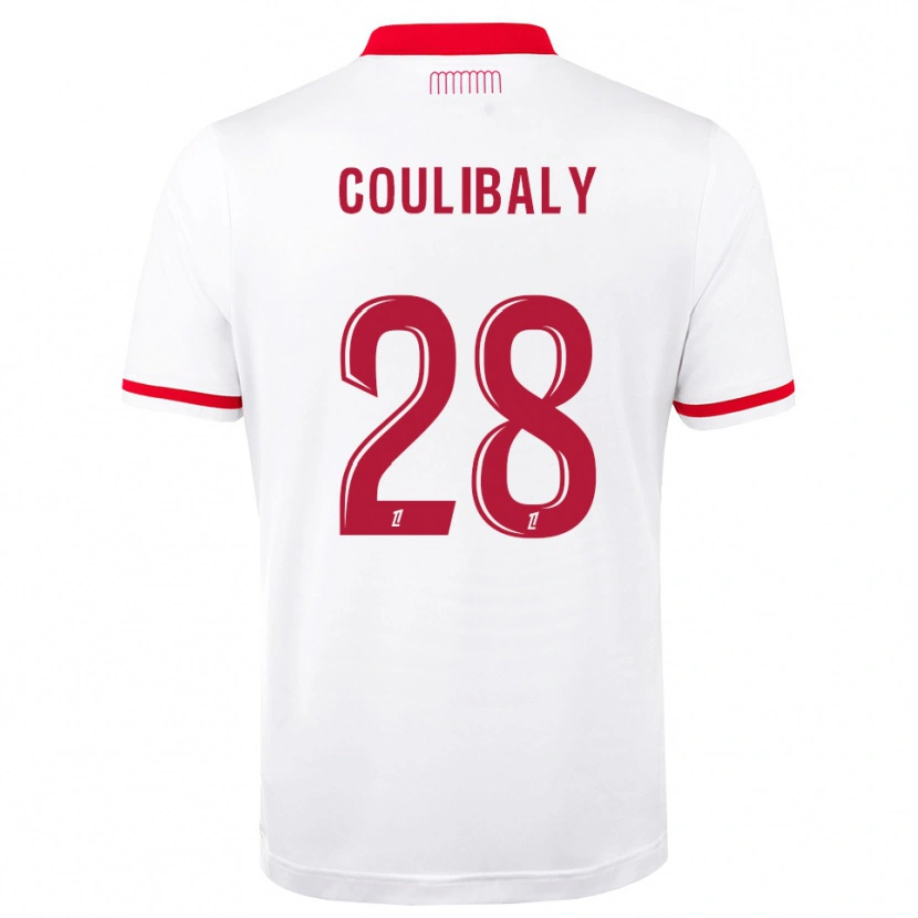 Danxen Kinder Mamadou Coulibaly #28 Rot Weiß Heimtrikot Trikot 2026/27 T-Shirt Schweiz