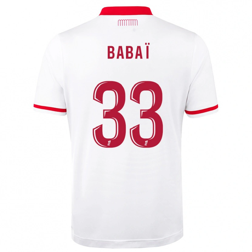Danxen Kinder Nazim Babaï #33 Rot Weiß Heimtrikot Trikot 2026/27 T-Shirt Schweiz