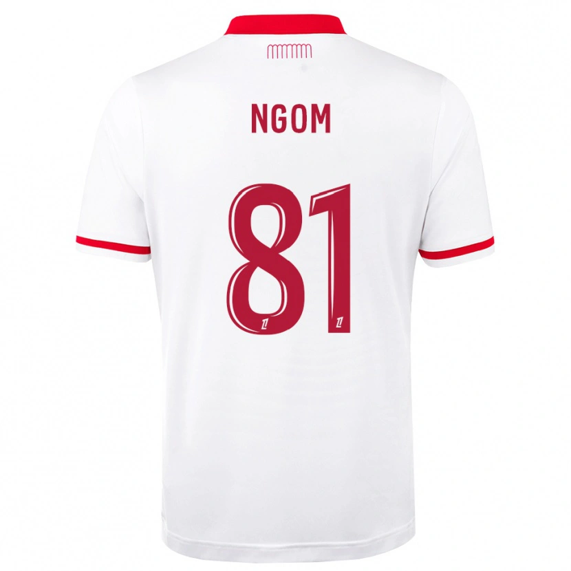 Danxen Kinder Libasse Ngom #81 Rot Weiß Heimtrikot Trikot 2026/27 T-Shirt Schweiz