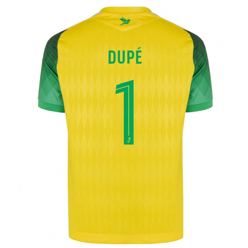 Danxen Kinder Maxime Dupé #1 Gelb Grün Rot Heimtrikot Trikot 2026/27 T-Shirt Schweiz