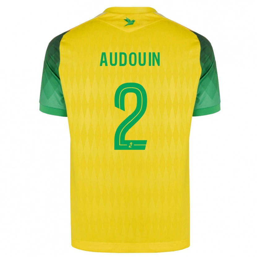 Danxen Kinder Simon Audouin #2 Gelb Grün Rot Heimtrikot Trikot 2026/27 T-Shirt Schweiz