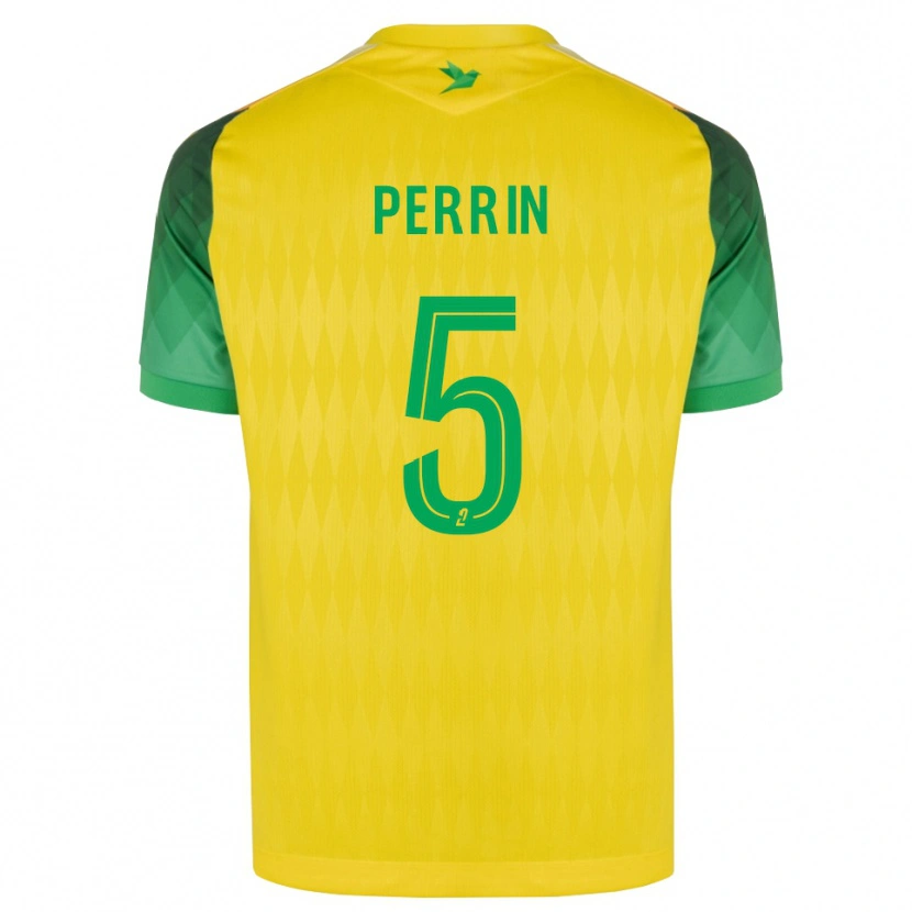 Danxen Kinder Lucas Perrin #5 Gelb Grün Rot Heimtrikot Trikot 2026/27 T-Shirt Schweiz