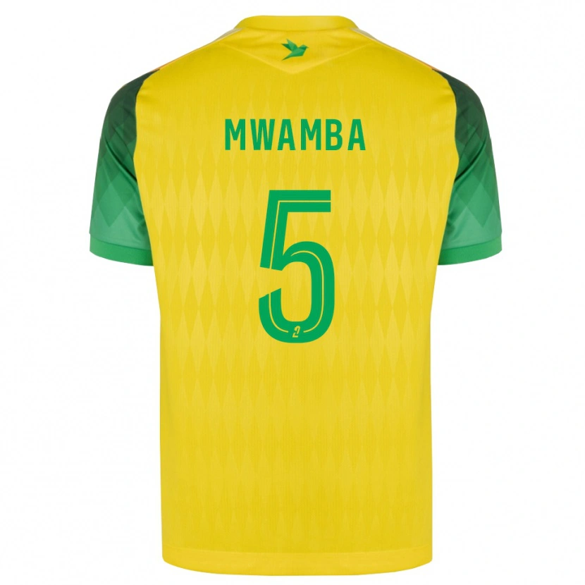 Danxen Kinder Musunda Mwamba #5 Gelb Grün Rot Heimtrikot Trikot 2026/27 T-Shirt Schweiz