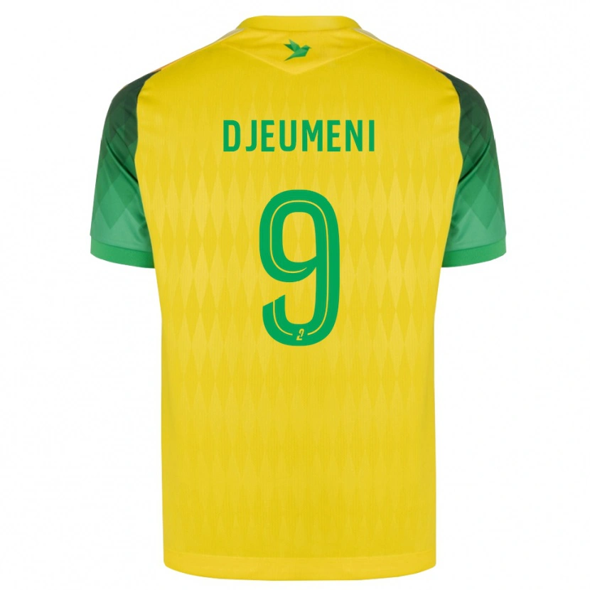 Danxen Kinder Kevy Djeumeni #9 Gelb Grün Rot Heimtrikot Trikot 2026/27 T-Shirt Schweiz