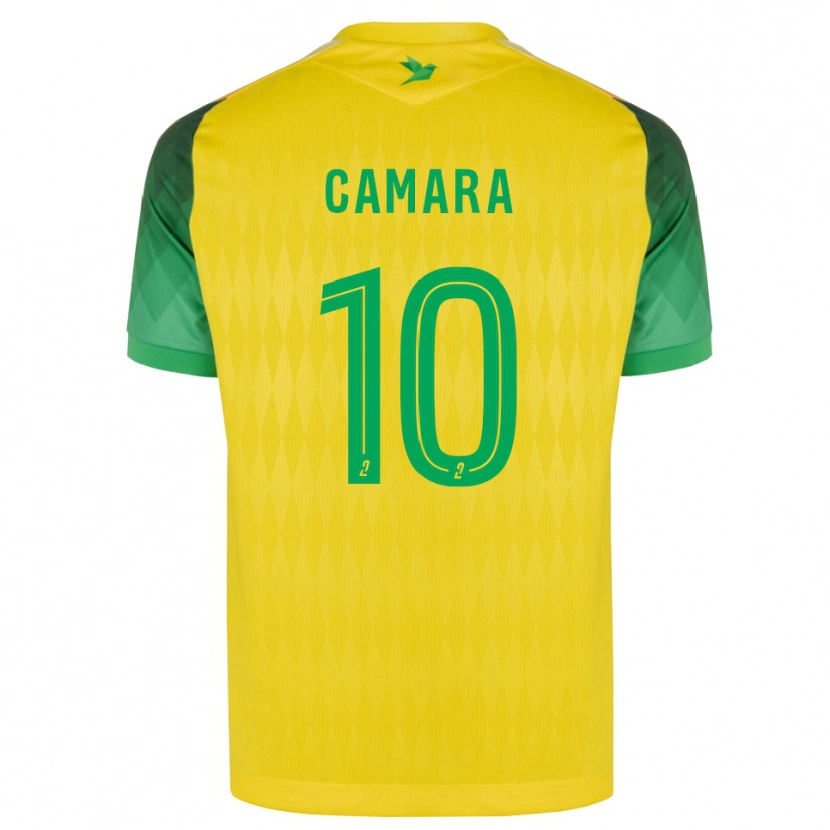 Danxen Kinder Ibrahim Camara #10 Gelb Grün Rot Heimtrikot Trikot 2026/27 T-Shirt Schweiz