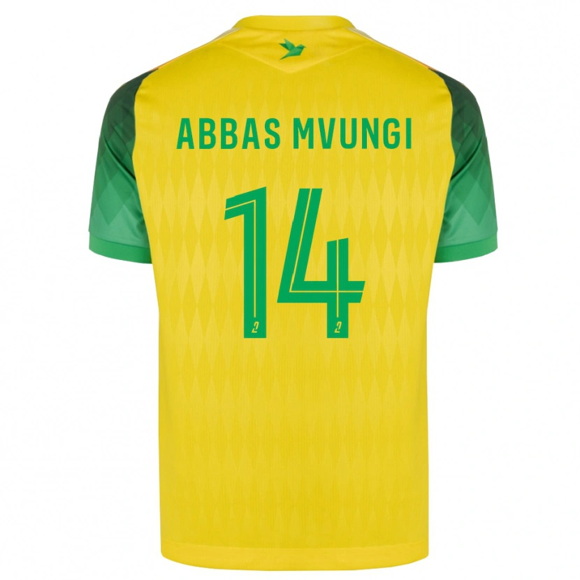 Danxen Kinder Omar Abbas Mvungi #14 Gelb Grün Rot Heimtrikot Trikot 2026/27 T-Shirt Schweiz