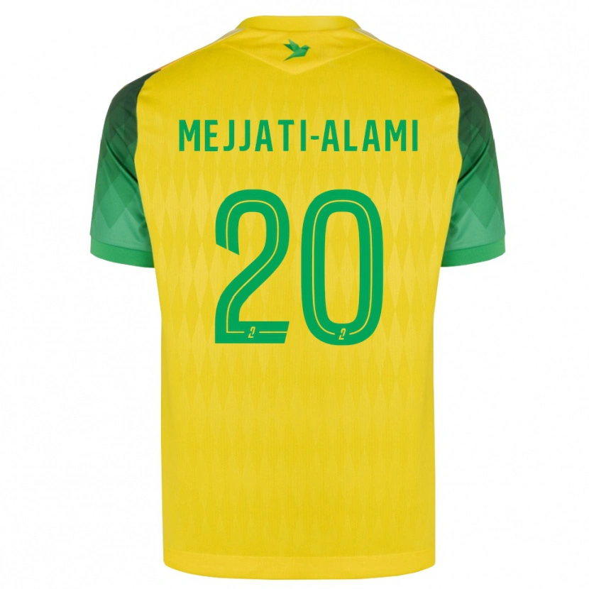Danxen Kinder Maxime Mejjati-Alami #20 Gelb Grün Rot Heimtrikot Trikot 2026/27 T-Shirt Schweiz