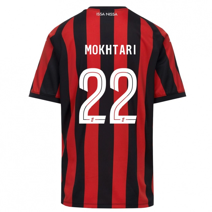 Danxen Kinder Jade Mokhtari #22 Rot Schwarz Weiß Heimtrikot Trikot 2026/27 T-Shirt Schweiz
