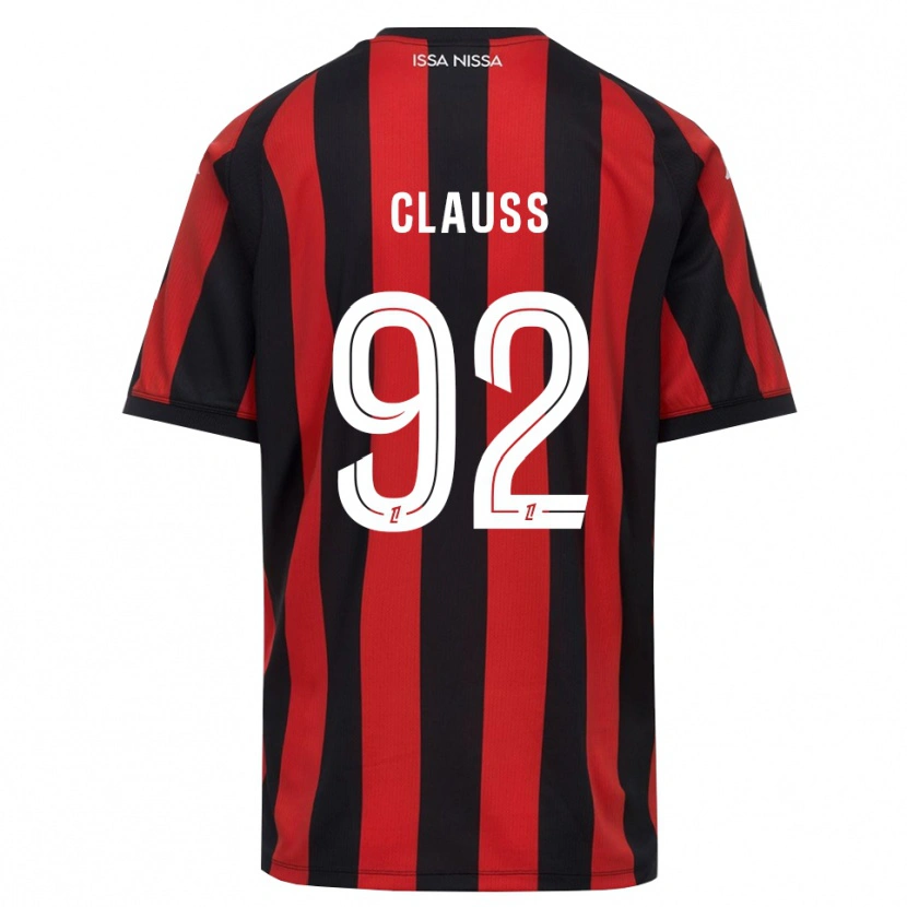 Danxen Kinder Jonathan Clauss #92 Rot Schwarz Weiß Heimtrikot Trikot 2026/27 T-Shirt Schweiz