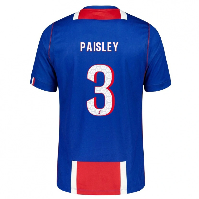 Danxen Kinder Jarell Paisley #3 Rot Weiß Blau Heimtrikot Trikot 2026/27 T-Shirt Schweiz