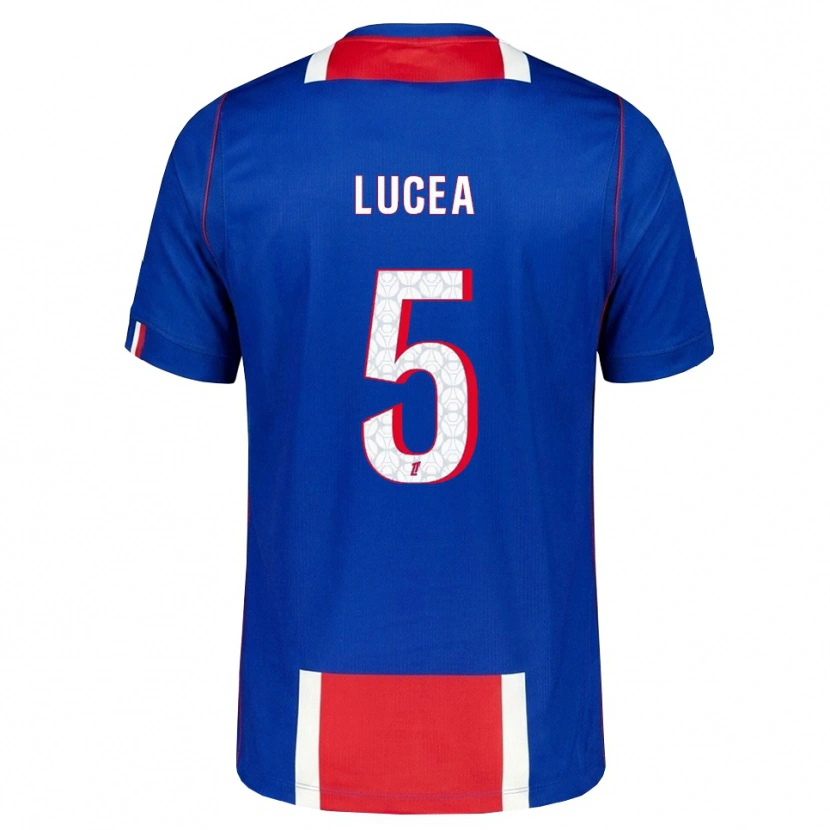 Danxen Kinder Dimitri Lucea #5 Rot Weiß Blau Heimtrikot Trikot 2026/27 T-Shirt Schweiz