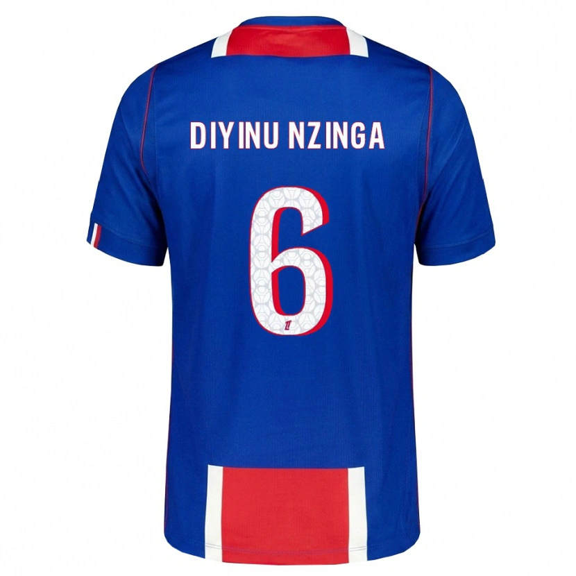 Danxen Kinder Vainqueur Nzinga #6 Rot Weiß Blau Heimtrikot Trikot 2026/27 T-Shirt Schweiz