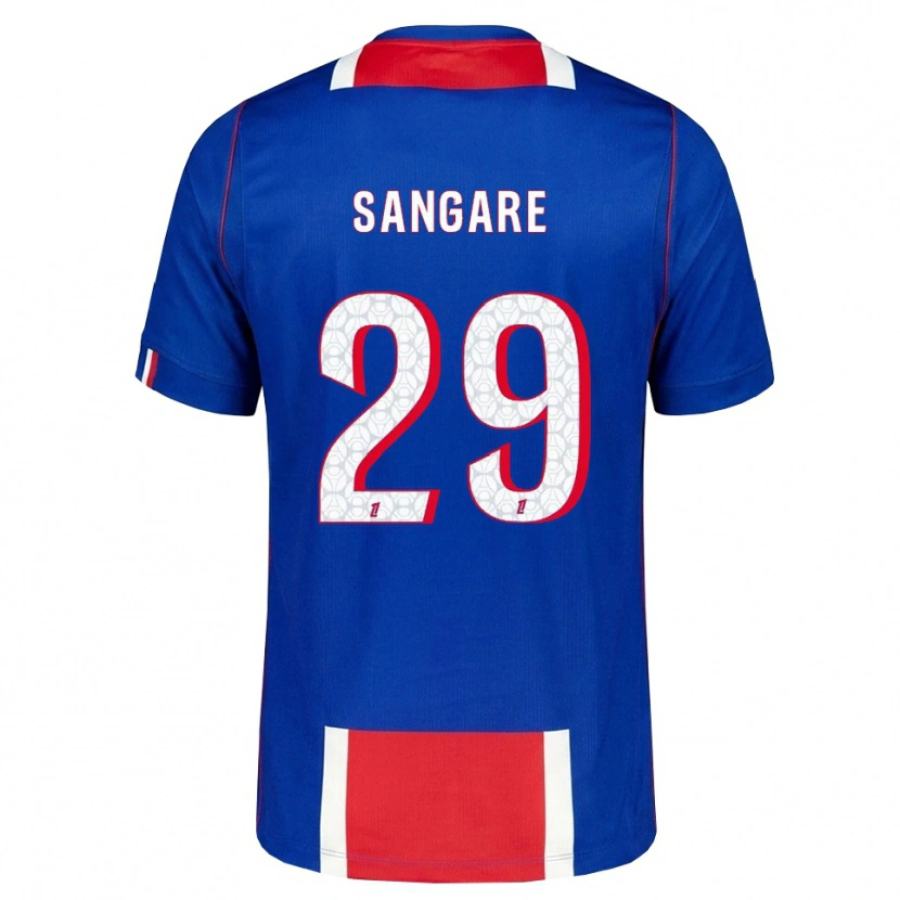 Danxen Kinder Hawa Sangare #29 Rot Weiß Blau Heimtrikot Trikot 2026/27 T-Shirt Schweiz