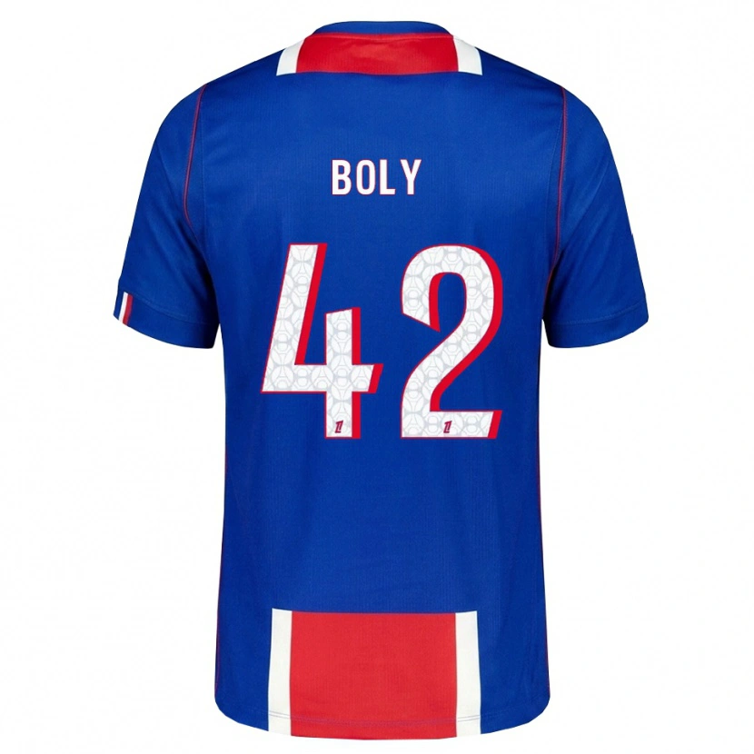 Danxen Kinder David Boly #42 Rot Weiß Blau Heimtrikot Trikot 2026/27 T-Shirt Schweiz