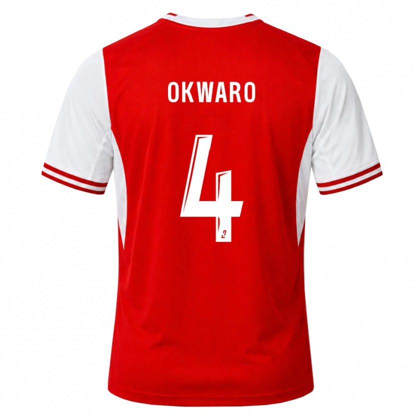 Danxen Kinder Manzur Okwaro #4 Rot Weiß Heimtrikot Trikot 2026/27 T-Shirt Schweiz