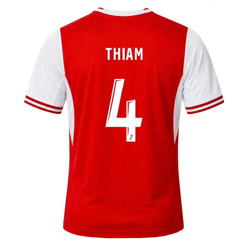 Danxen Kinder Imran Thiam #4 Rot Weiß Heimtrikot Trikot 2026/27 T-Shirt Schweiz