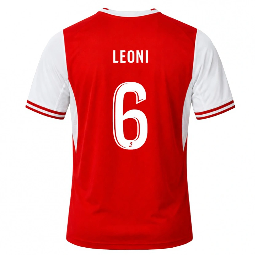 Danxen Kinder Théo Leoni #6 Rot Weiß Heimtrikot Trikot 2026/27 T-Shirt Schweiz