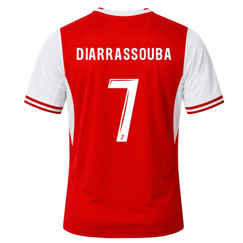Danxen Kinder Tidiane Diarrassouba #7 Rot Weiß Heimtrikot Trikot 2026/27 T-Shirt Schweiz