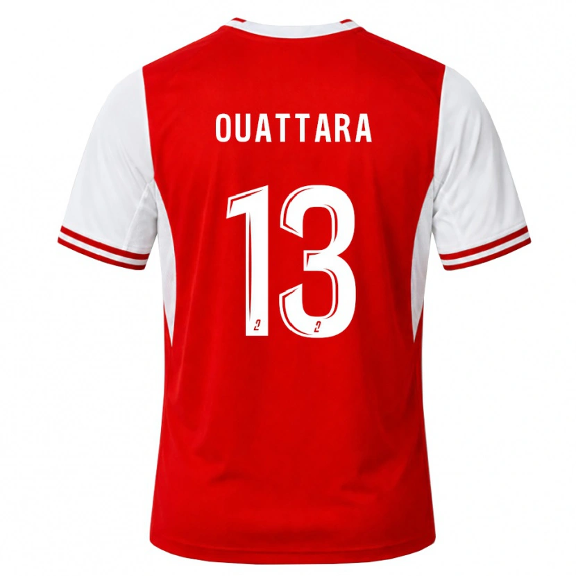Danxen Kinder Abou Ouattara #13 Rot Weiß Heimtrikot Trikot 2026/27 T-Shirt Schweiz