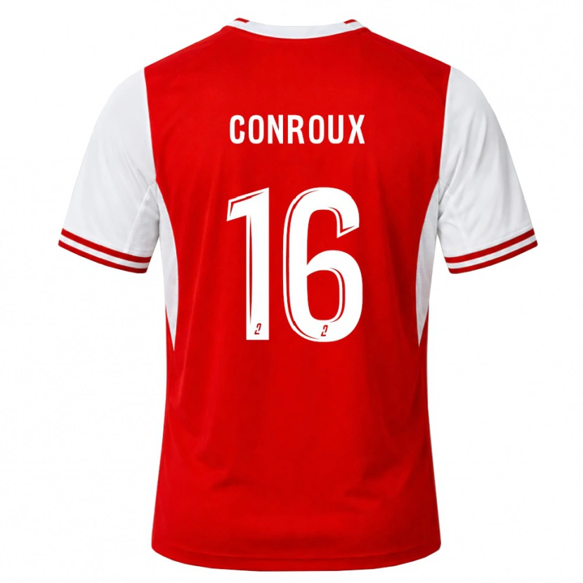 Danxen Kinder Antonin Conroux #16 Rot Weiß Heimtrikot Trikot 2026/27 T-Shirt Schweiz