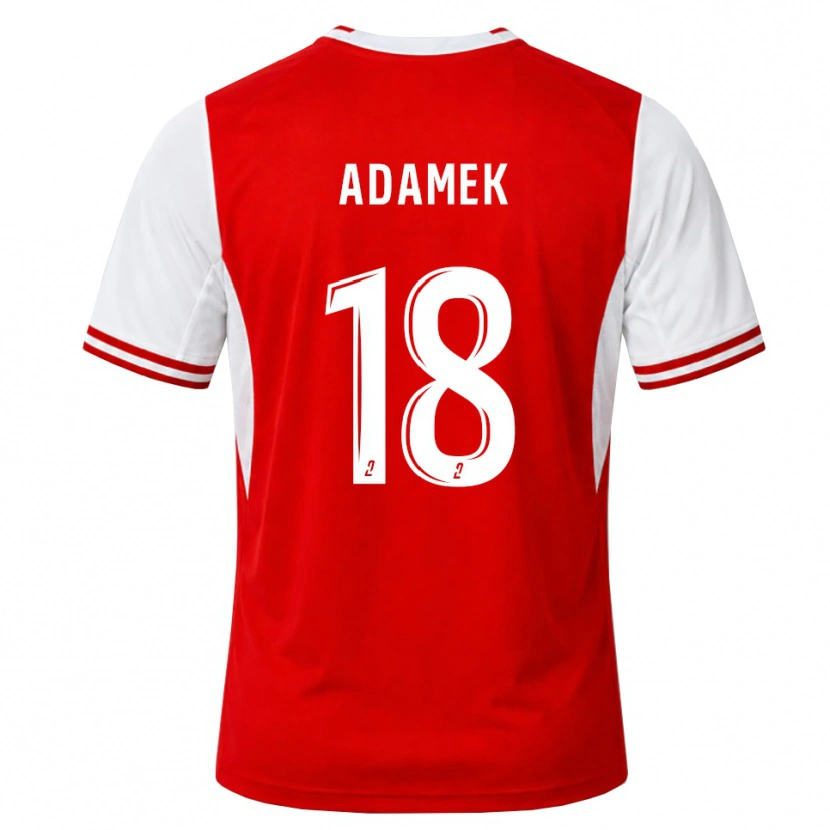 Danxen Kinder Kayla Adamek #18 Rot Weiß Heimtrikot Trikot 2026/27 T-Shirt Schweiz