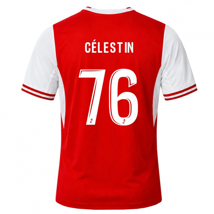 Danxen Kinder Jean-Philippe Célestin #76 Rot Weiß Heimtrikot Trikot 2026/27 T-Shirt Schweiz