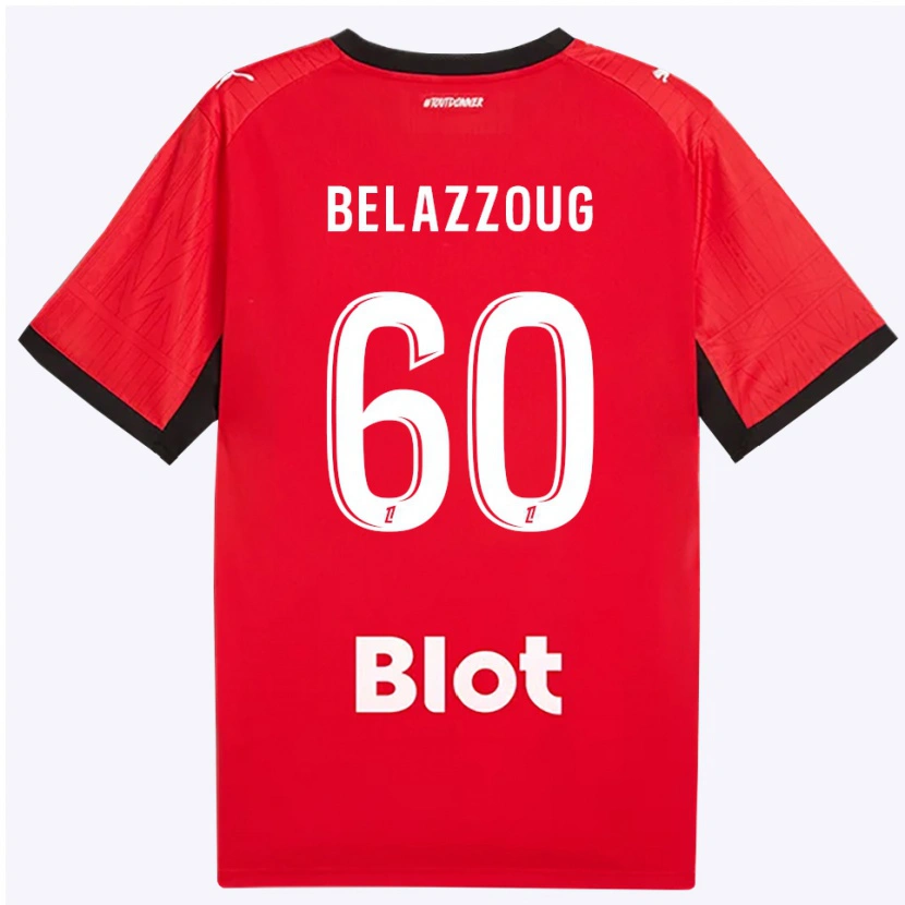 Danxen Kinder Kilian Belazzoug #60 Rot Schwarz Weiß Heimtrikot Trikot 2026/27 T-Shirt Schweiz