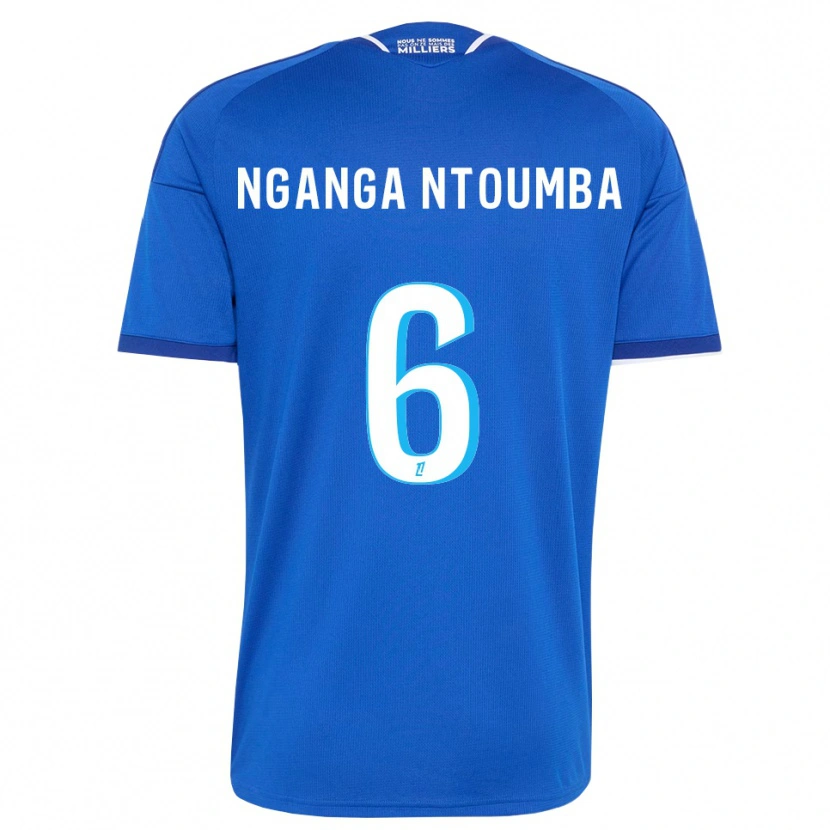 Danxen Kinder Monfils Nganga Ntoumba #6 Königsblau Weiß Heimtrikot Trikot 2026/27 T-Shirt Schweiz